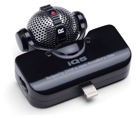Download the microphone live app from the app store. Zoom iQ5 External Microphone For iPhone 5 Dramatically ...