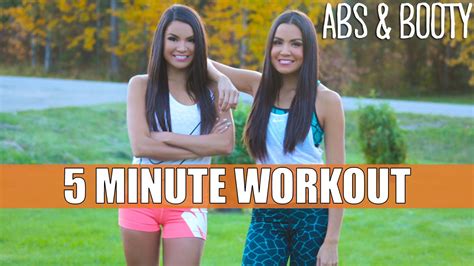 5 Minute Abs And Booty Baker Twins Youtube