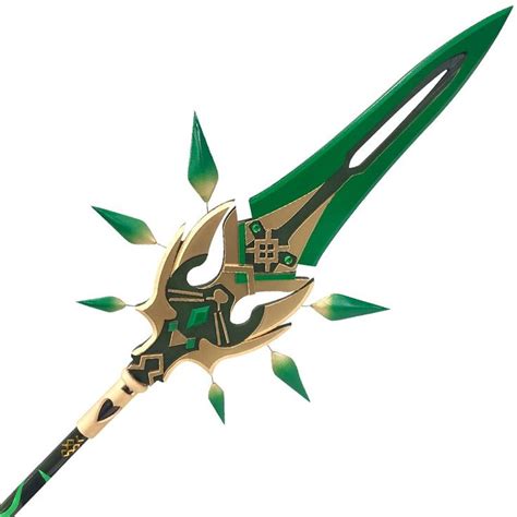 Increases dmg against enemies affected by any element by 24%. Game Genshin Impact Xiao Cosplay Prop Spear PVC Weapon ...