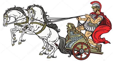 Roman War Chariot Stock Vector Image By Insima 88549254