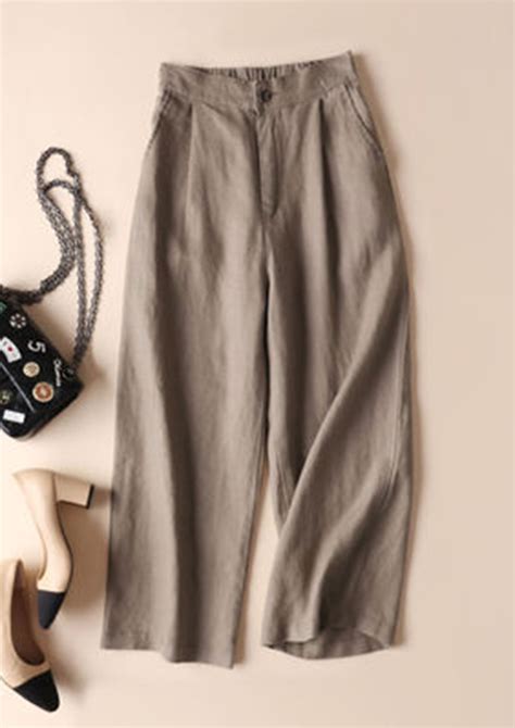 Buy Everyday Coffee Loose Fit Trousers For Women Online In India