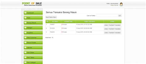 Source Code Aplikasi Kasir dengan PHP dan MySQL - Sarjana Komedi