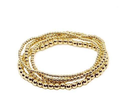 14k Gold Filled Beaded Bracelet Belladaar