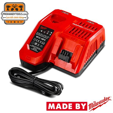 For more information see our data protection statement. Sạc Nhanh Pin Milwaukee 12V, 18V M12-18FC | Shopee Việt Nam