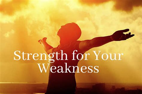 Strength For Your Weakness Godblazer