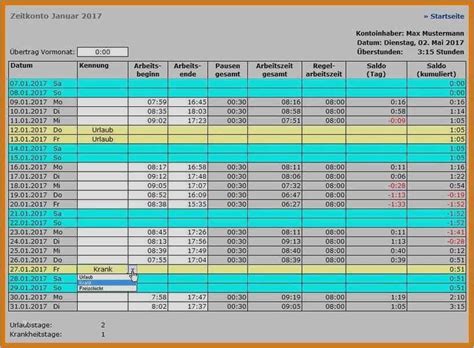 Diese auf ms excel basierende vorlage unterstützt sie bei der verwaltung ihres fuhrparks. Vorlage Excel Zeiterfassung Großartig 14 Zeiterfassung ...