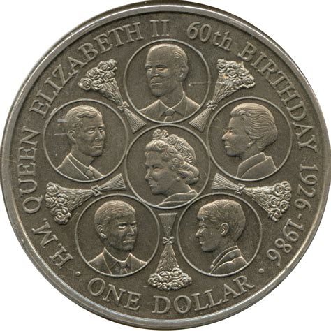 1 Dollar - Elizabeth II (Queen Elizabeth II) - Cook Islands - Numista