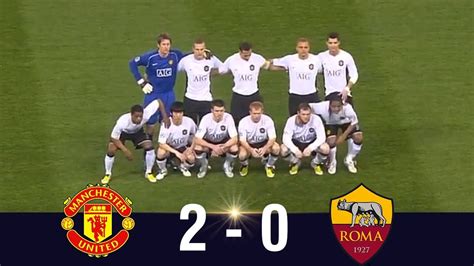 Cavani shines vs as roma. Manchester United vs AS Roma 2008 UCL Quarter Finals ...