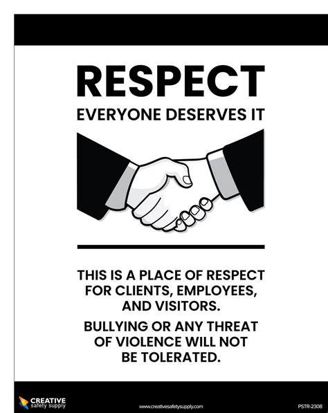 Everyone Deserves Respect Poster
