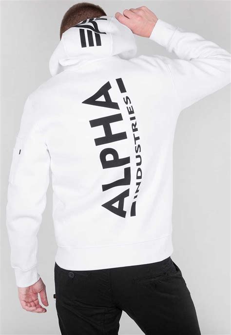 Back Print Hoody Hoodies And Crew Necks Alpha Industries