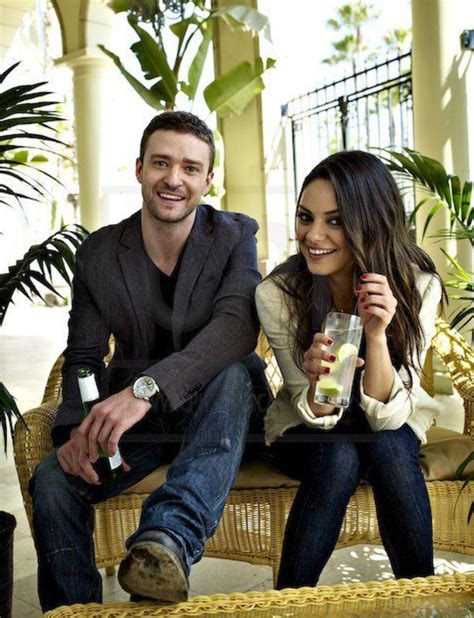 Mila Kunis Photo Feature With Co Star Justin Timberlake Friends With Benefits Feature Peop