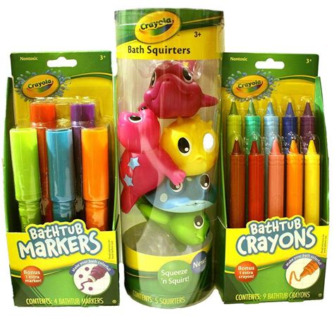 Top 10 best easter basket ideas for toddlers. Crayola Bath Bundle Bathtub Markers Crayons Bath Squirters ...
