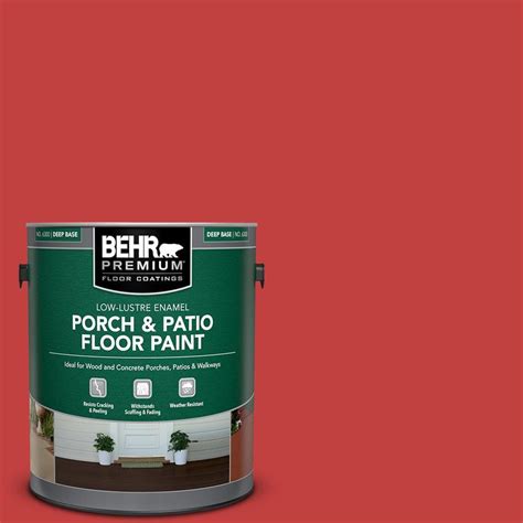 Behr Premium 1 Gal 150b 7 Poinsettia Low Lustre Enamel Interior