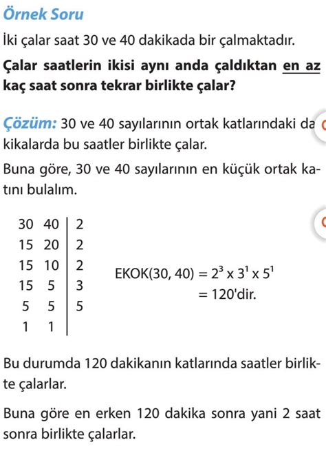 Çarpanlar ve Katlar Çözümlü Örnek Soru 22 | Konu Anlatımı