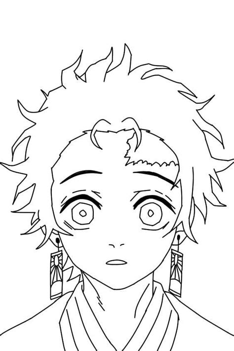 Tanjiro Printable Printable Template