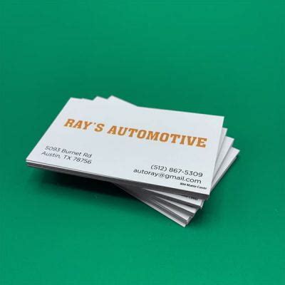 Unique business card paper selection. Standard Business Cards - Minuteman Press - Austin