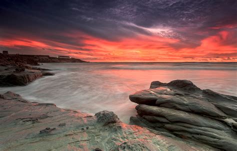 High Resolution Image Of Sea Image Of Sunset Stones Imagebankbiz