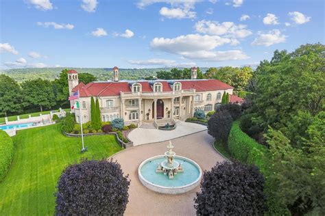 Magnificent French Chateau With Panoramic Nyc Skyline Views In New