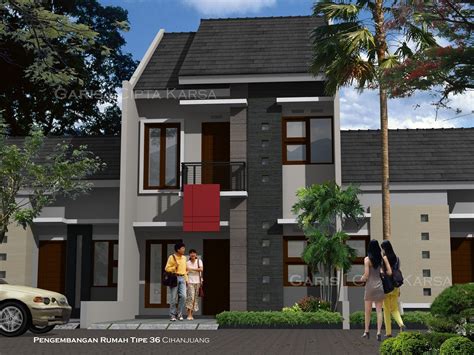 Desain rumah minimalis tropis ini mengadopsi bentuk dasar yang simpel. 100+ Contoh Foto Desain Rumah Minimalis 2 Lantai 2017 Terbaru