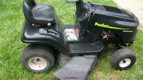 Poulan Riding Mower In Wamego Ks Item C1208 Sold Purple Wave