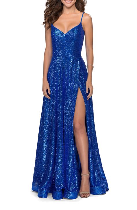 Sequin Embellished A-Line Evening Gown | Nordstrom in 2021 | Evening