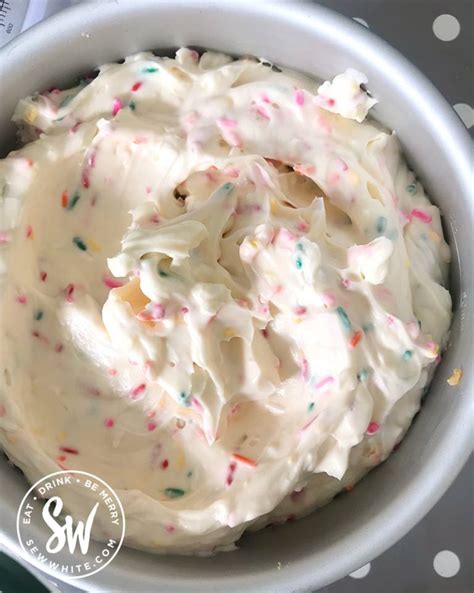 Funfetti Cheesecake Easy No Bake Sprinkle Cheesecake Sew White