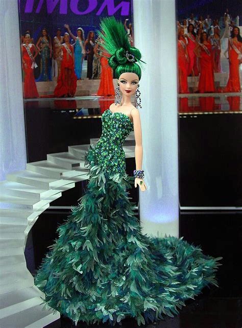 Miss Universe Doll Barbie Hair Barbie Gowns Barbie Clothes Barbie