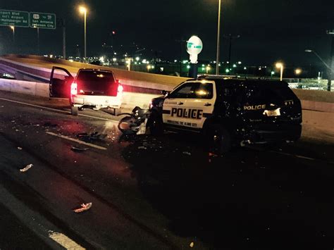 Officer hospitalized after alleged drunken driver crashes into parked
