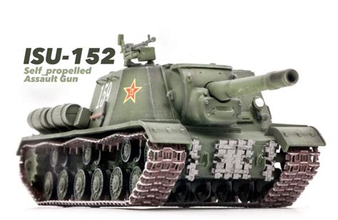 3r China Isu 152 Self Propelled Assault Gun No159 Tank 172 Finished