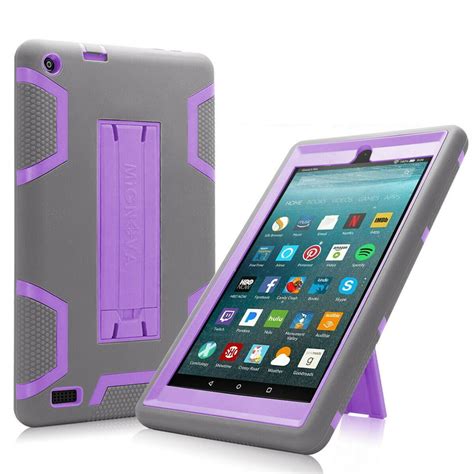 Mignova Case For Amazon Fire 7 2017 Release Case Kickstand Feature