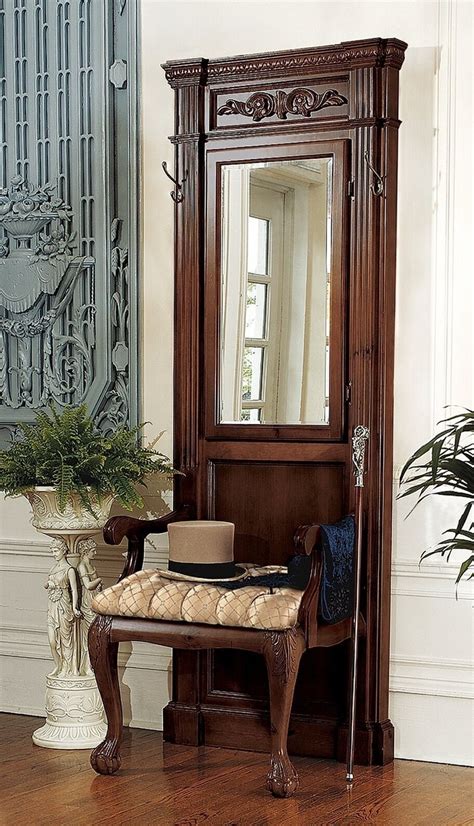 Hall Trees With Bench And Mirror Ideas On Foter