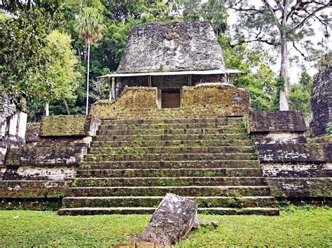 The Viewing Deck Tikal Archaeological Park The Best Mayan Pyramids