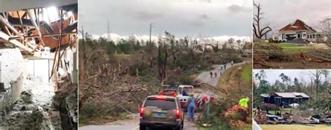 Injures eight people, damages multiple homes. Tornado en Alabama: devastación y caos, el número de ...