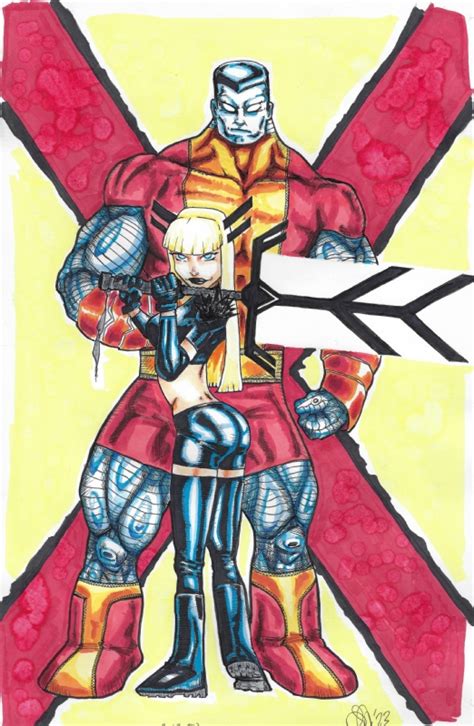 Magik And Colossus In Mike Caritherss My Stuff Comic Art Gallery Room