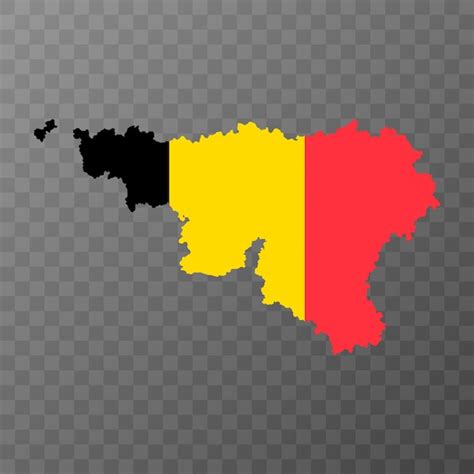 Carte De La Région Wallonne Belgique Illustration Vectorielle Vecteur