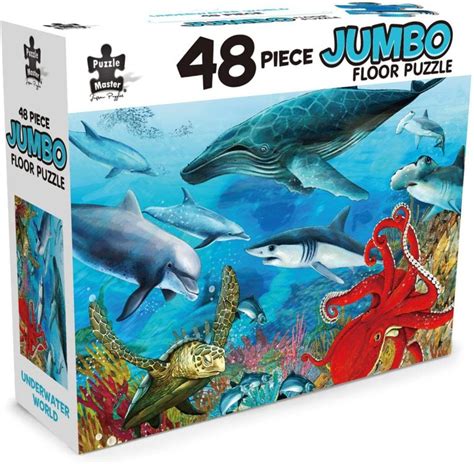 Puzzle Master Jumbo Floor Underwater World 48 Piece Puzzle Puzzle