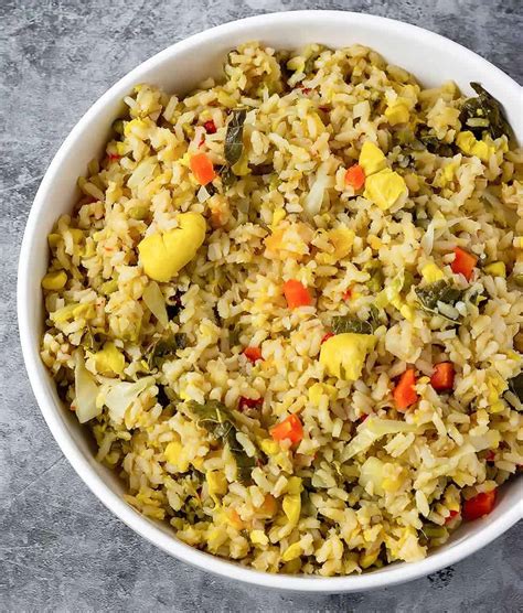 Jamaican Seasoned Rice Healthier Steps