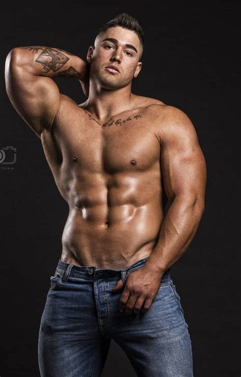 Geordie Male Fitness Model Shirtless Men Muscle Hunks Muscular Men