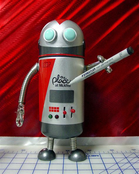Mcafee Robot Mascot Prototype Rhino Design Studio
