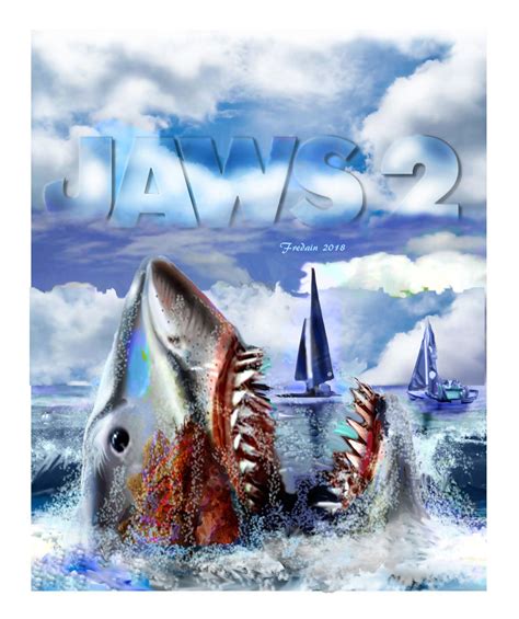 Jaws 2 poster fırsatları mı arıyorsunuz? Jaws 2 art poster. Artist: Federico Alain | Jaws 2, Horror ...