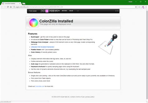 Eye dropper eye dropper is open source extension which allows you to pick colors from web pages, color picker and your personal color history. Download ColorZilla for Chrome 2.0.0