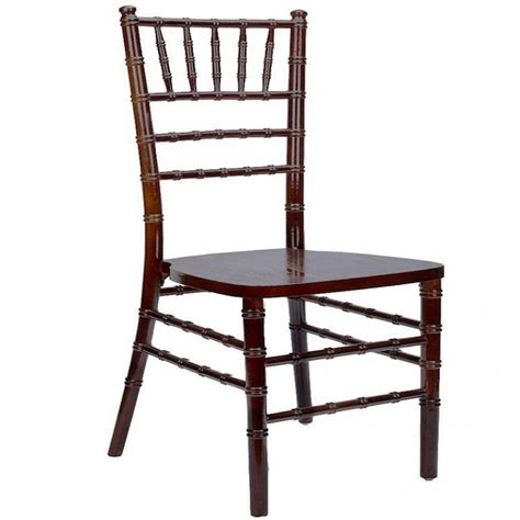 This mahogany chiavari chair will complement any elegant banquet, ballroom or wedding event often used as a wedding chair, these chiavari chairs stack 8 high for convenient storage & transport. Mahogany Chiavari Chair Rentals - Chikyjump Party Rental
