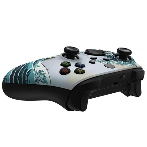 The Great Wave Patterned Xbox One S Un Modded Custom Controller Unique