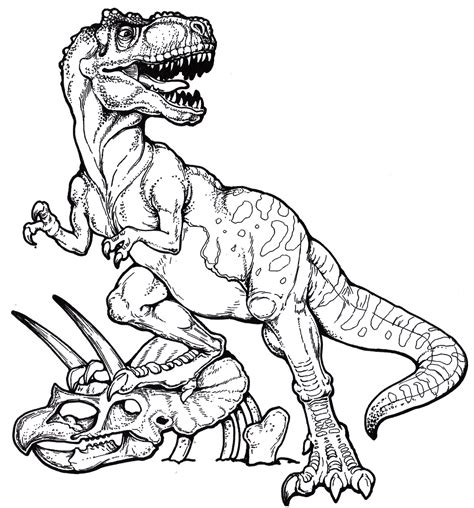 Dibujos De Dinosaurios Para Colorear Imprimir Y Pintar Dibujo De