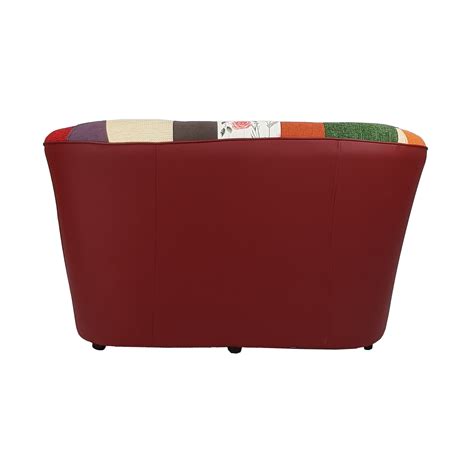 Cm l 207 p 85 h 96 misure 2 posti. DIVANO divanetto a POZZETTO poltrona 2 posti ecopelle eco ...