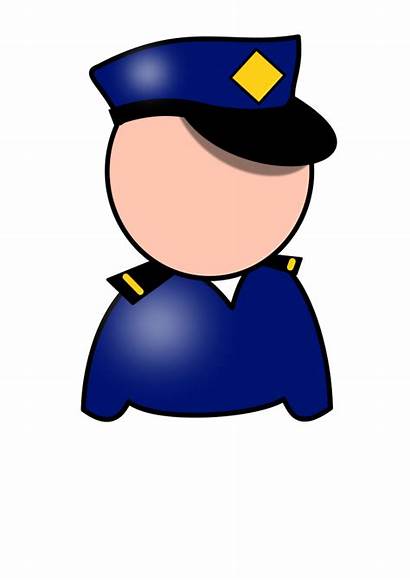 Clipart Police Policeman Clip Officer Svg Cliparts