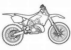 How do you draw a bmx bike? how to draw a dirt bike step 5 | Crafts | Pinterest | Dirt ...