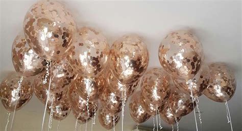 Because helium gas is lighter than air, but it it will automatically come up because air is lighter regarding density than water, so the ball filled with. OutOfMyBubble. Ceiling Balloons Confetti Rose Gold Foil ...