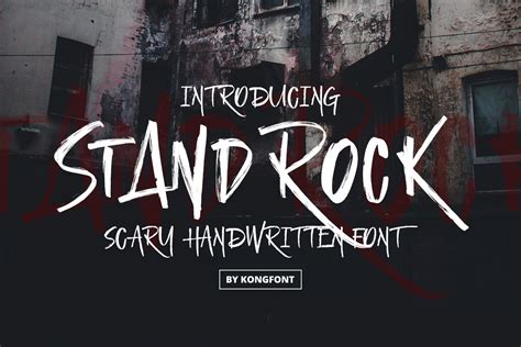 Stand Rock Font Fontkong Fontspace