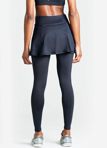 2 In 1 Black Skirted Legging We Carry The Best Of Women Activewear